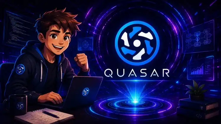 Capa do curso Quasar 2 framework: construindo um mini ERP online com API