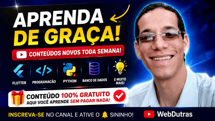 Canal WebDutras - Ewerton Dutra - Conteúdo de graça